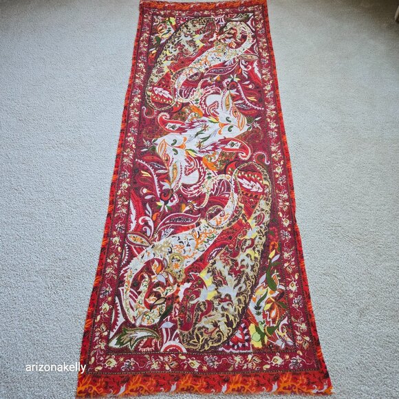 Perfect Jim Thompson Wool Scarf Lightweight - Picture 4 of 9